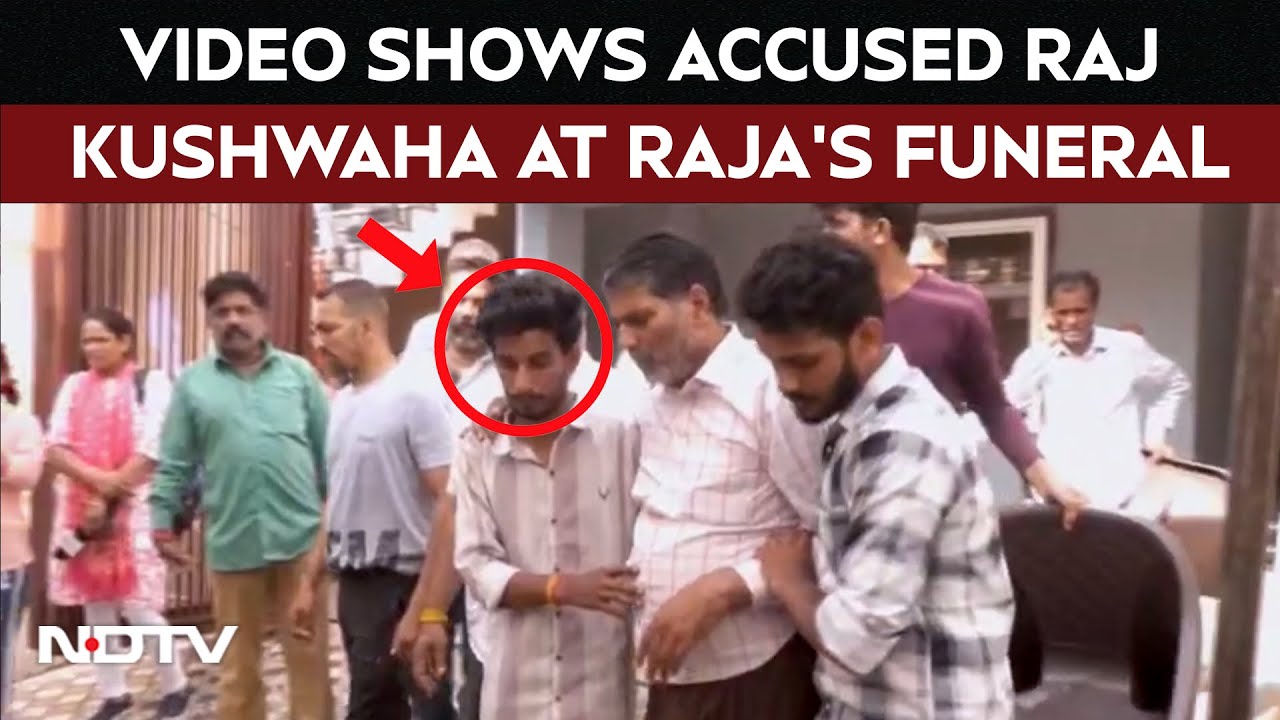 Sonam Raghuvanshi Arrest | Viral Video Shows Accused Raj Kushwaha At Raja Raghuvanshi's Funeral