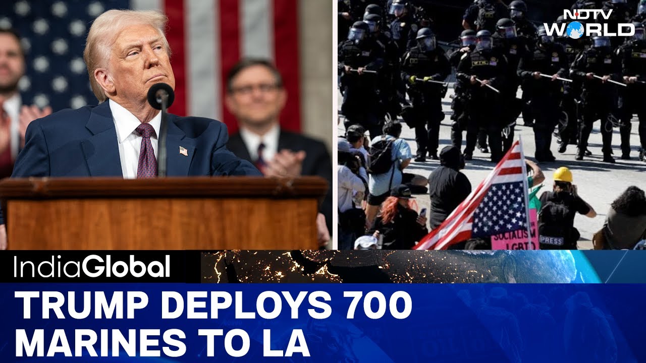 Trump Deploys 700 Marines To Respond To LA Protests As Unrest Intensifies