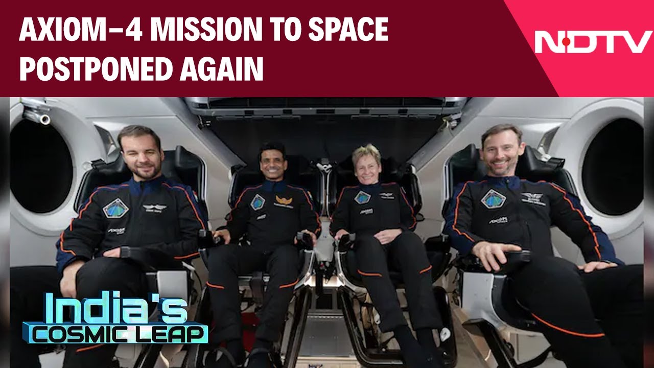 Video : Axiom Mission Postponed: Axiom Launch To Send Shubhanshu To Space Deferred For Rocket "Repair"