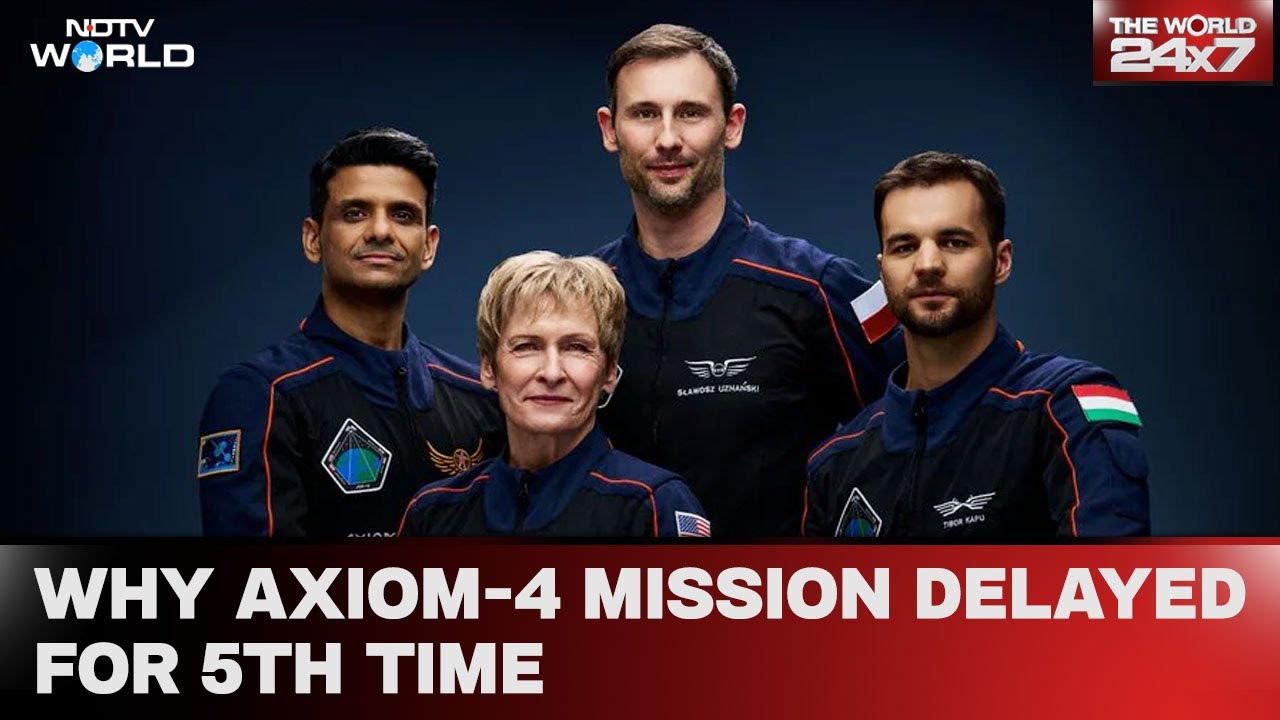 Shubhanshu Shukla | Axiom-4 Mission Carrying Shubhanshu Shukla Postponed