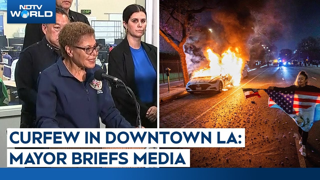 LA Riots | Mayor Announces Curfew In Downtown LA As Anti-ICE Protests Intensify