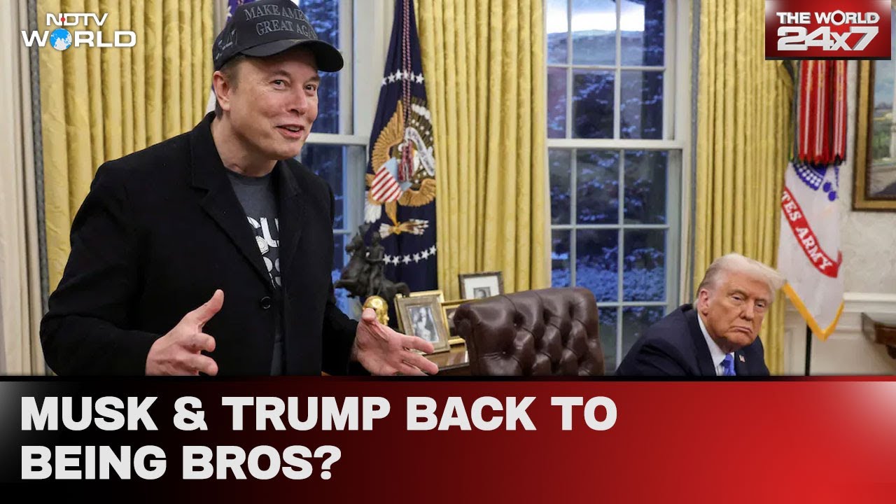 After Online Feud, Donald Trump Accepts Elon Musk's Apology