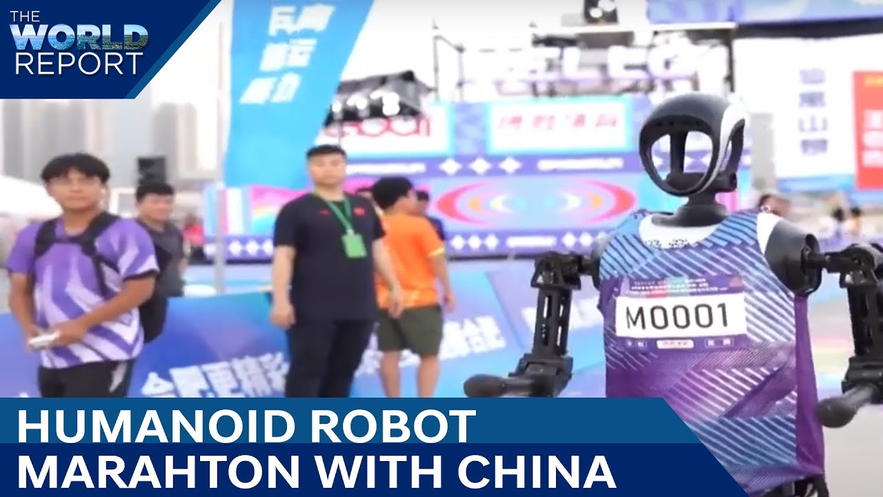 China News | Humanoid 'Athelte' Takes Part In Marathon
