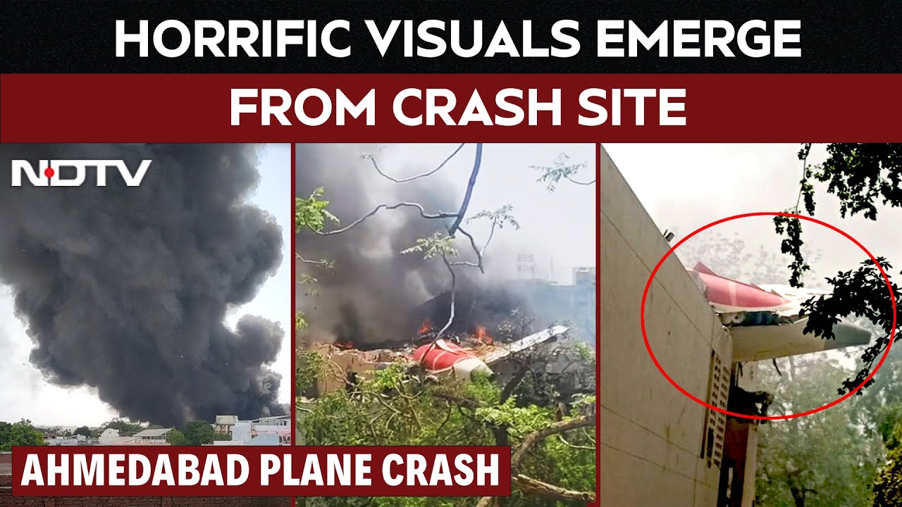 Ahmedabad Plane Crash Today | Air India Crash: Pilots Sent 'Mayday Call', Then Silence | New Visuals