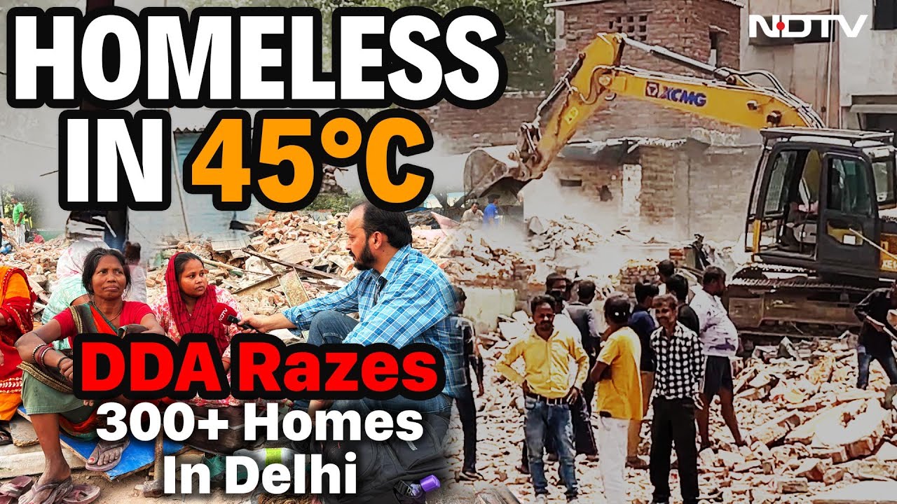 Video: Slum Demolition Drive In Delhi's Govindpuri Leaves Hundreds Homeless