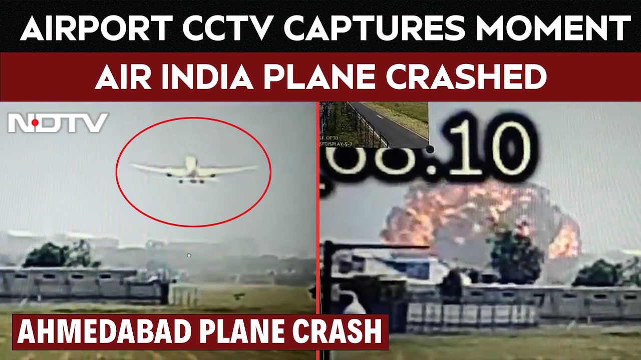 CCTV Video Shows Air India Plane Trying To Take Off, Crashing Into Building