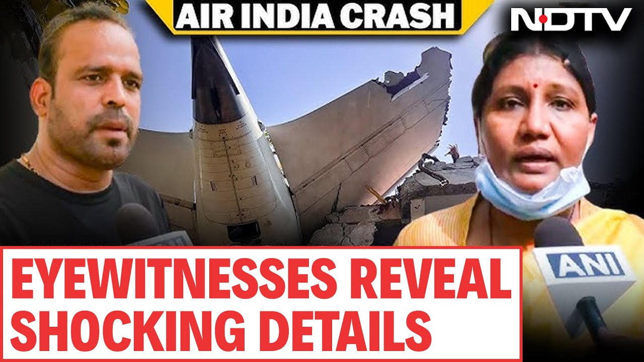 Ahmedabad Crash | Eyewitnesses Share Shocking Details Of Air India Ahmedabad-london Flight Crash