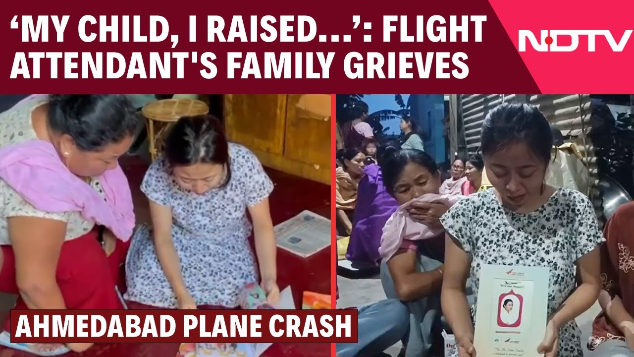 Video: Ahmedabad Plane Crash | Air India Cabin Crew's Grieving Family Speaks To NDTV