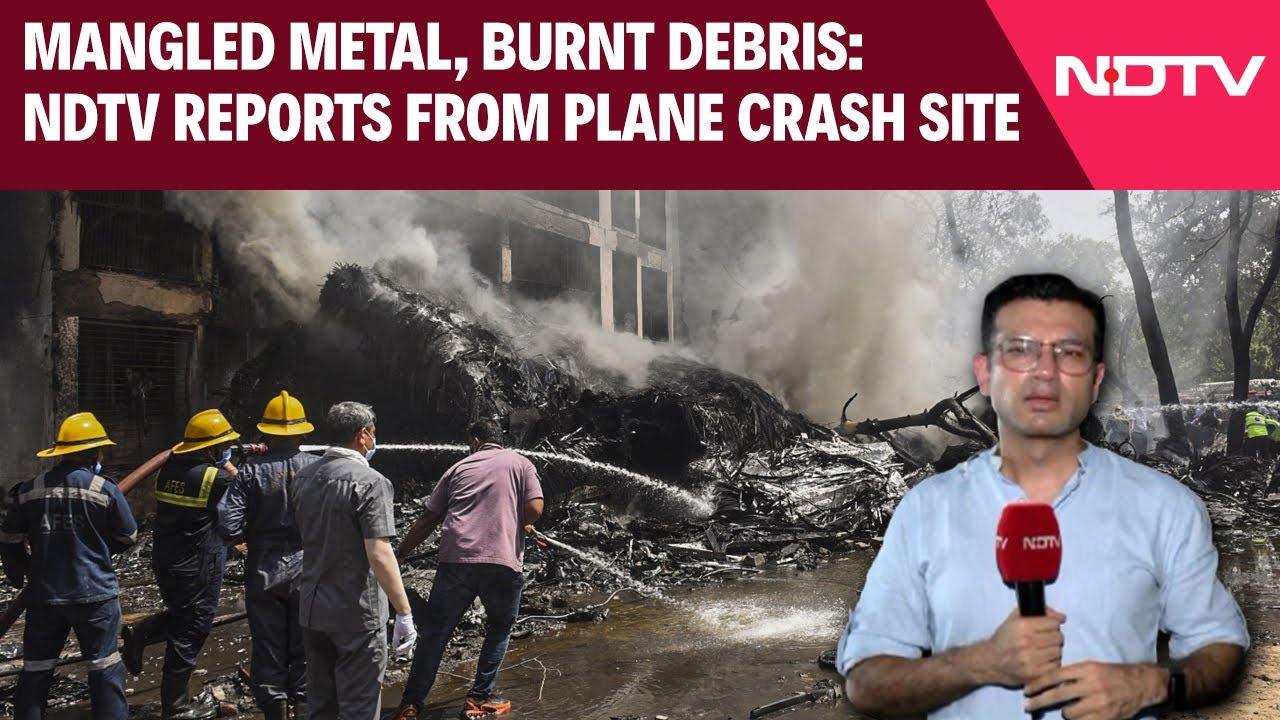 Mangled Metal, Burnt Debris: NDTV Ground Report From Plane Crash Site