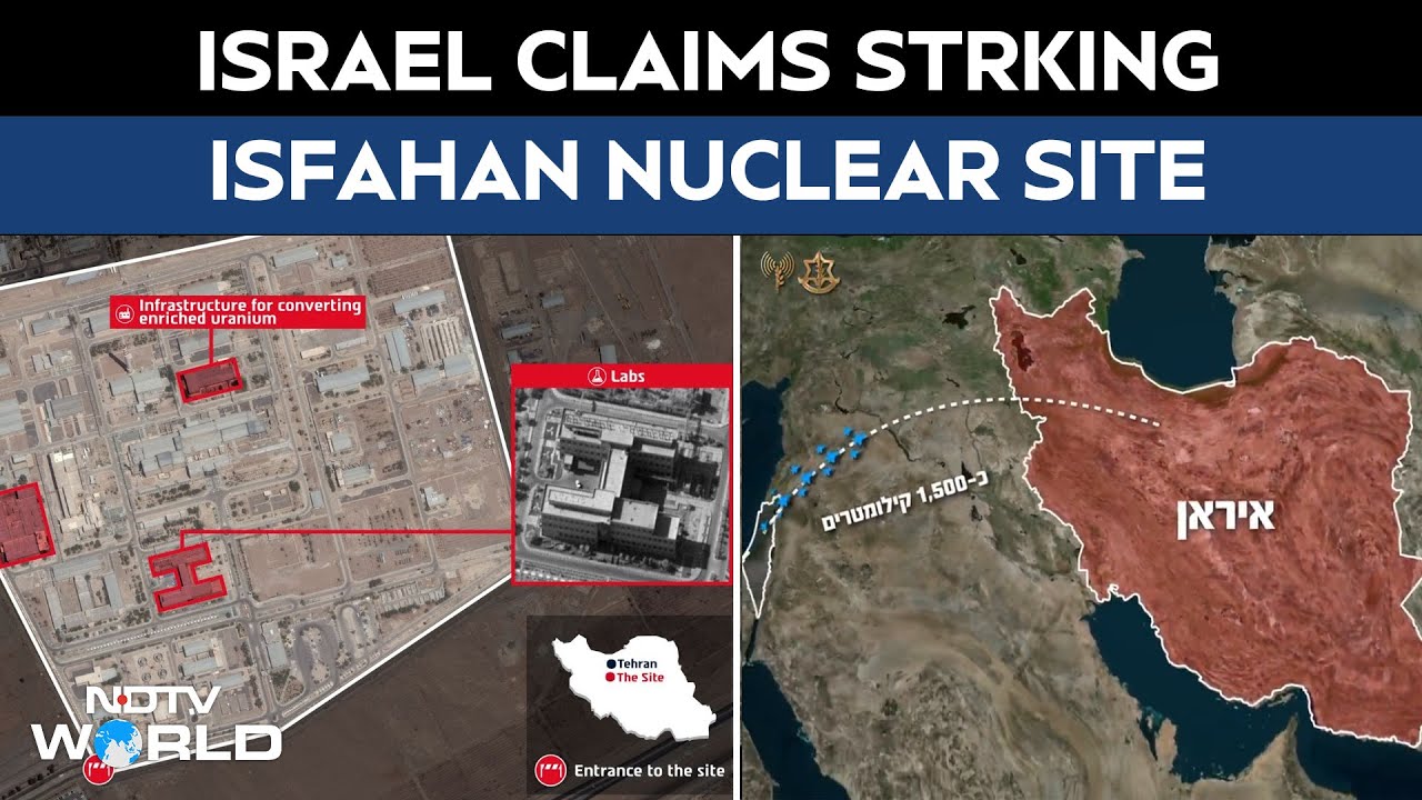Israel Claims Striking Iranian Nuclear Site In Isfahan, Releases Video