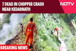 Uttarakhand Helicopter Crash | 7 Dead In Chopper Crash Near Kedarnath, 5th Such Incident In 6 Weeks Uttarakhand Helicopter Crash | 7 Dead In Chopper Crash Near Kedarnath, 5th Such Incident In 6 Weeks