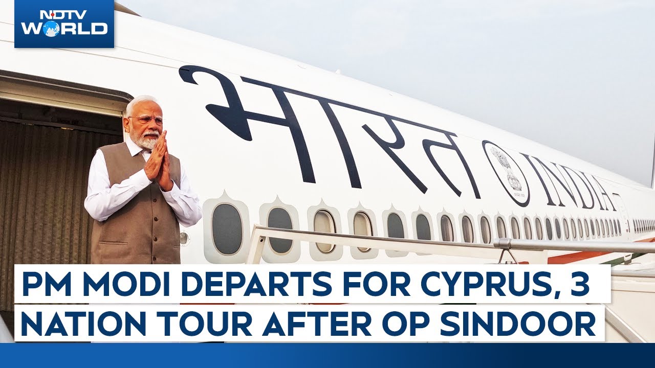 PM Narendra Modi Cyprus Visit | PM Modi En Route To Cyprus, Will Attend G7 Summit In Canada
