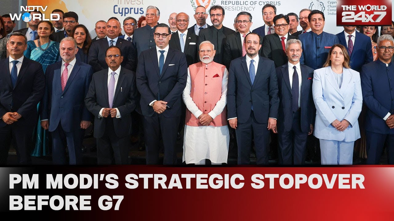 Video : PM Modi Cyprus News | PM Modi's Cyprus Power Play: Big Message To Regional Rivals