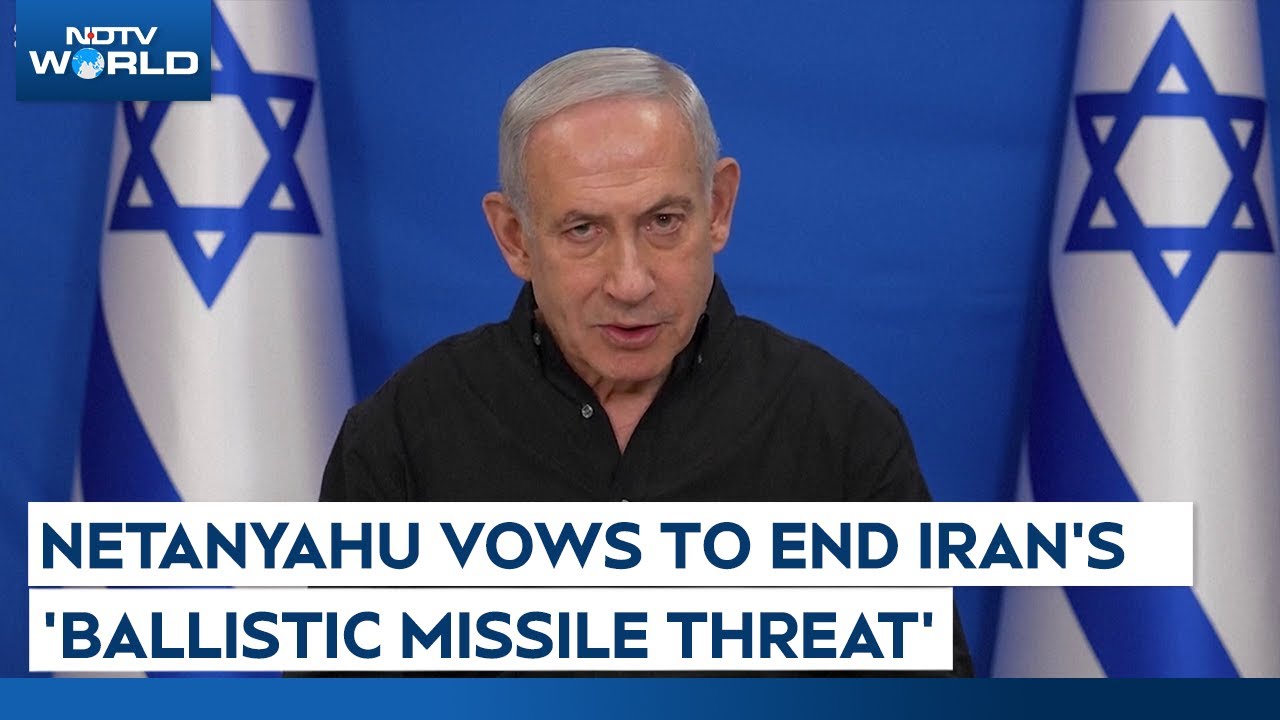 Iran Attacks Israel | Netanyahu Reacts As He Witnessed Destruction By Iran In Bat Yam