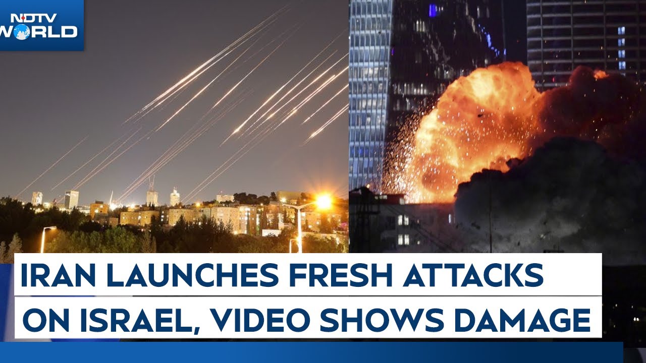 Iran Attacks Israel | Aftermath Of Iranian Rocket Strike In Haifa, Israel