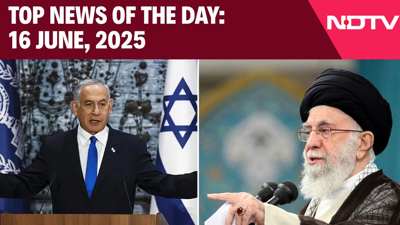 Iran Studio Bombed During Broadcast | Israel Attacks Iran | Top News Of The Day