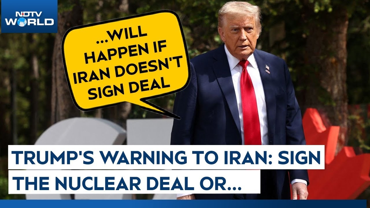 Iran Israel Tension| I Want To See No Nuclear Weapon In Iran, Trump Issues Warning Over Nuclear Deal