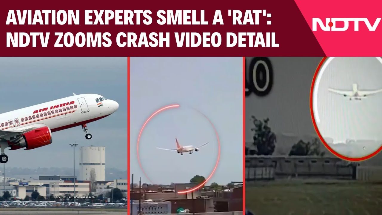 Aviation Experts Smell A 'RAT': NDTV Zooms Crash Video Detail Aviation Experts Smell A 'RAT': NDTV Zooms Crash Video Detail