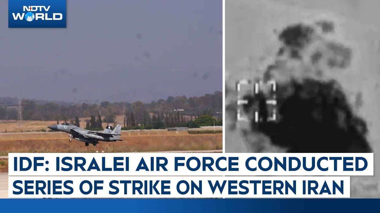 Iran Israel Conflict | IDF Releases Footage of Israeli Air Force Strikes on Western Iran Iran Israel Conflict | IDF Releases Footage of Israeli Air Force Strikes on Western Iran