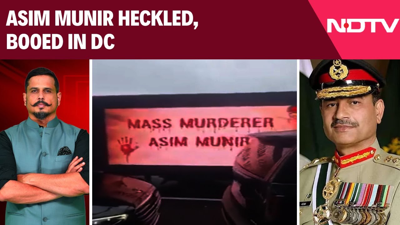 Asim Munir Heckled, Booed In DC | Holed, Humiliated, But Holidaying