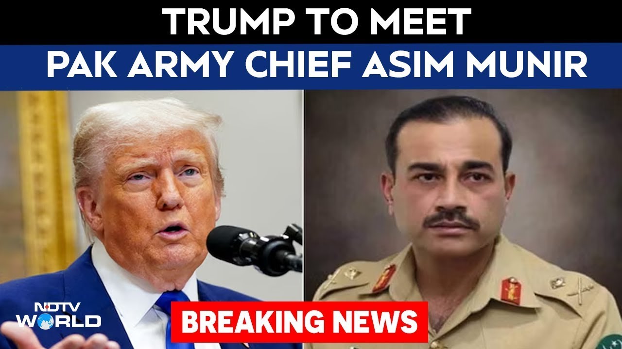 Trump To Meet Pak Army Chief Asim Munir, Days After US Denied Parade Invite Trump To Meet Pak Army Chief Asim Munir, Days After US Denied Parade Invite
