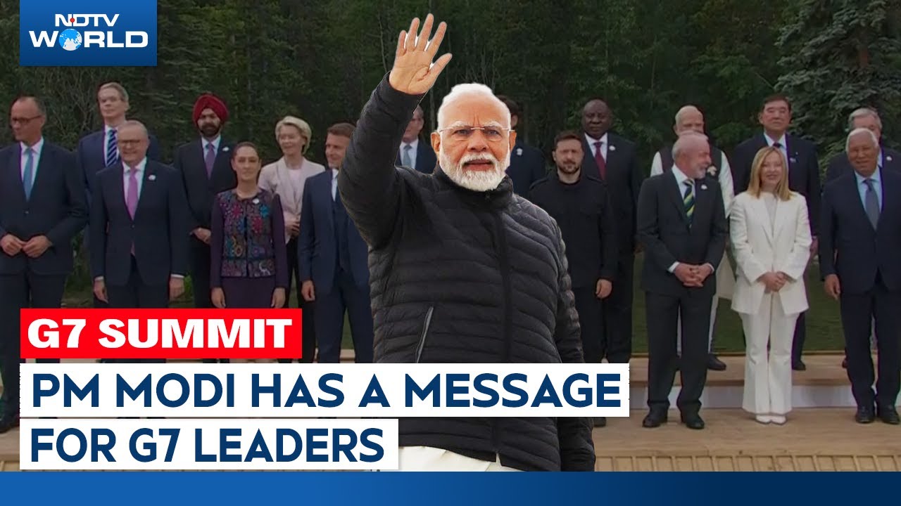 PM Modi's Message To G7 Leaders At The Summit: Terrorism Is An Enemy Of...