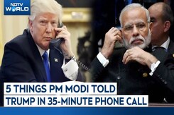 Donald Trump PM Modi Call | 5 Things PM Modi Told Donald Trump In 35-Minute Phone Call Donald Trump PM Modi Call | 5 Things PM Modi Told Donald Trump In 35-Minute Phone Call