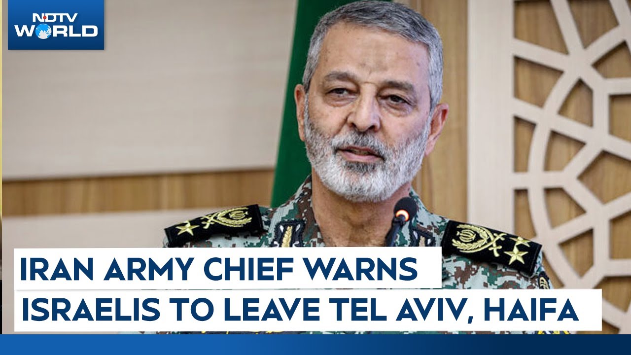 Video: Ira Israel Conflict | Iran Army Chief Warns Tel Aviv and Jaffa Residents To Evacuate