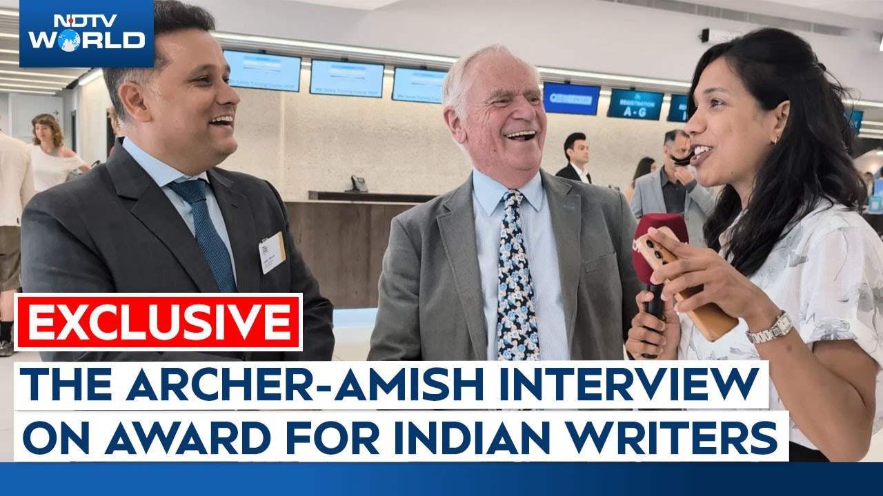 Jeffrey Archer Interview | The Archer-Amish Interview On Award For Indian Writers | NDTV Exclusive