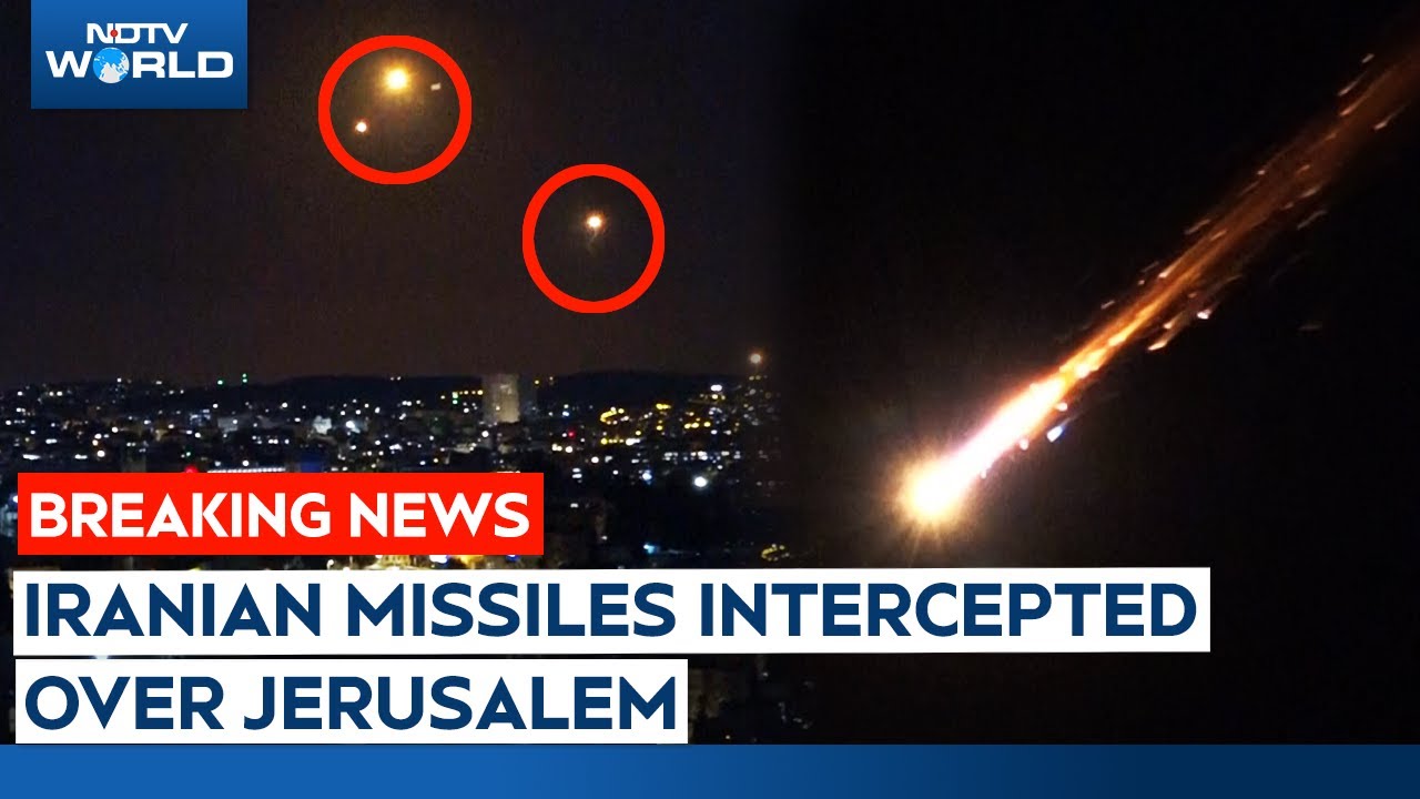 Iranian Missiles Intercepted Over Tel Aviv