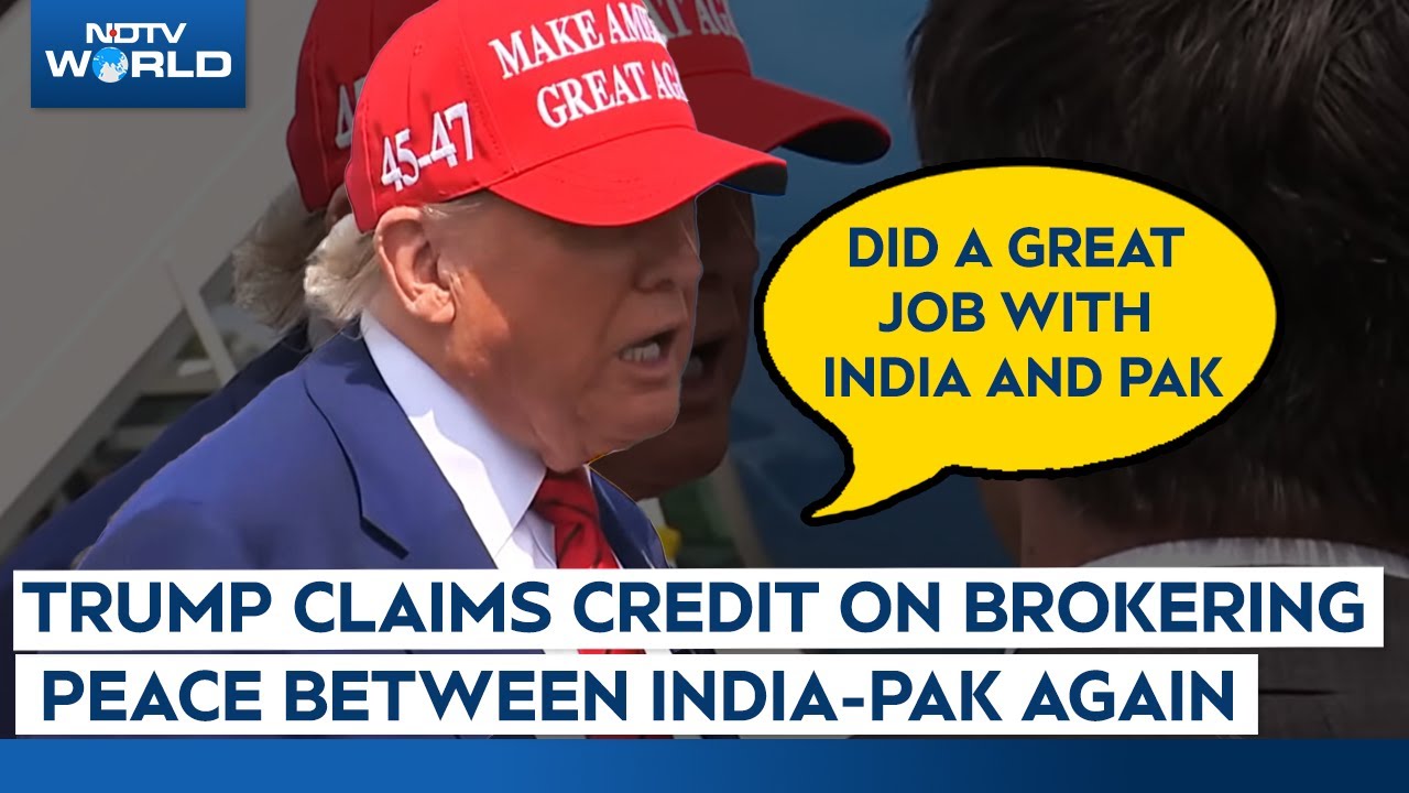 Donald Trump Reiterates Claim On Brokering Peace Between India-Pakistan