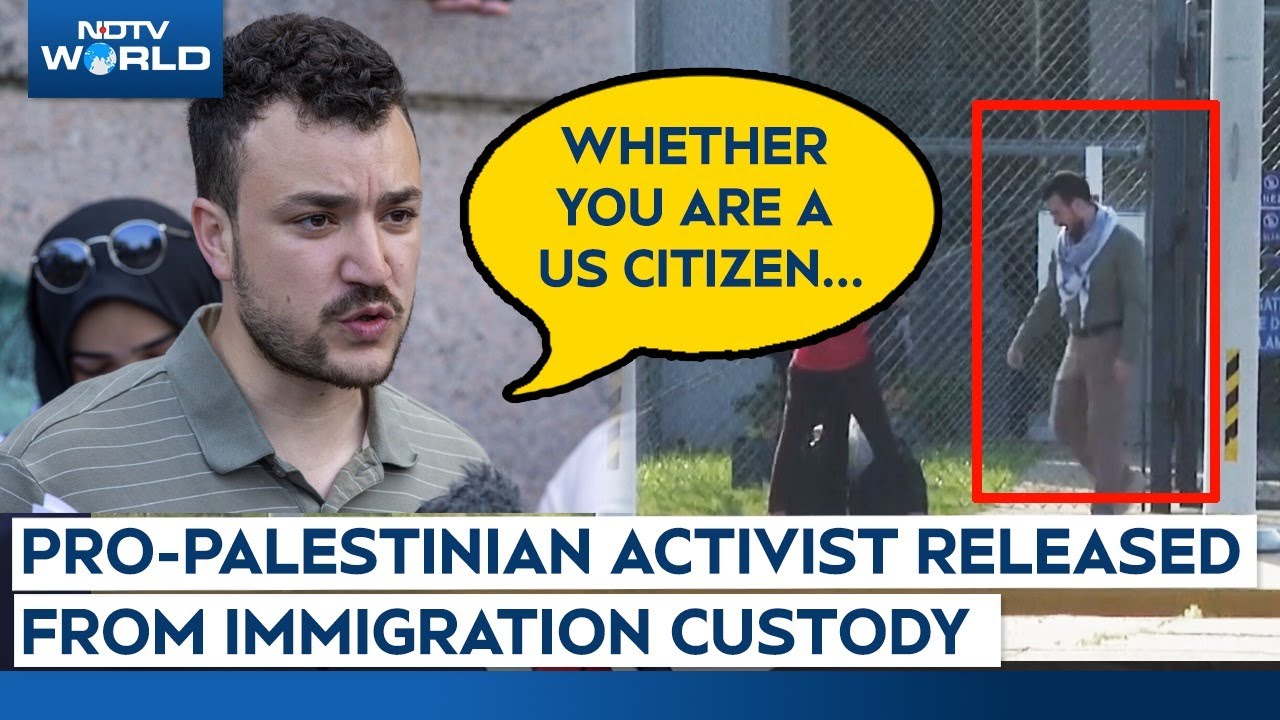 Pro-Palestinian Activist Mahmoud Khalil Freed From Immigration Custody After 104 Days