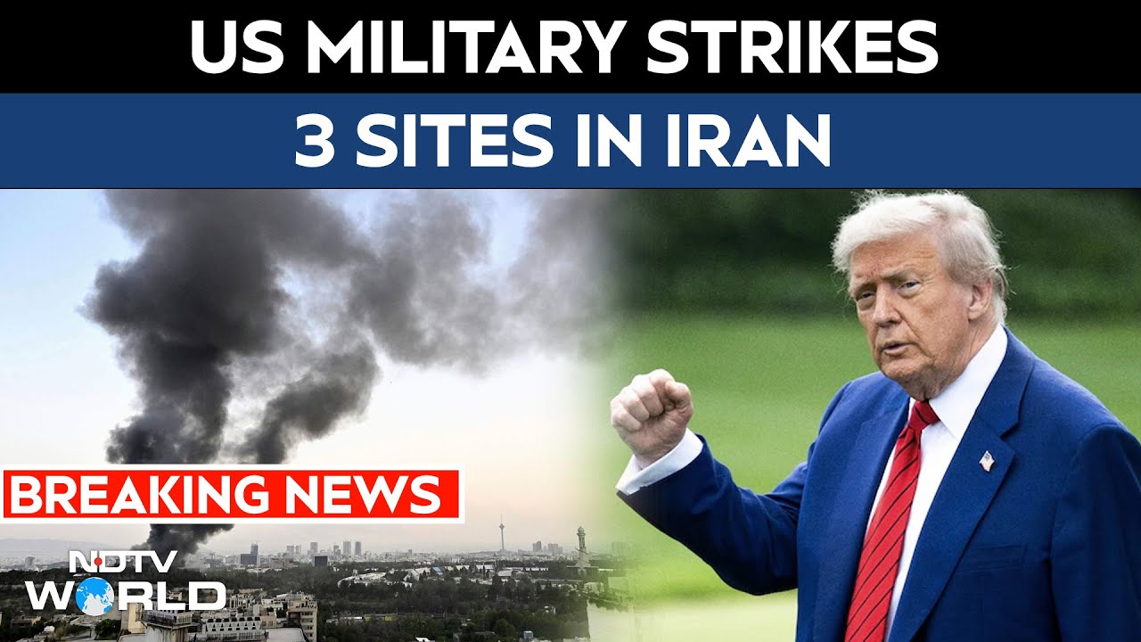 Video: US Attacks Iran | US Joins Israel's War Against Iran, Bombs 3 Nuclear Sites