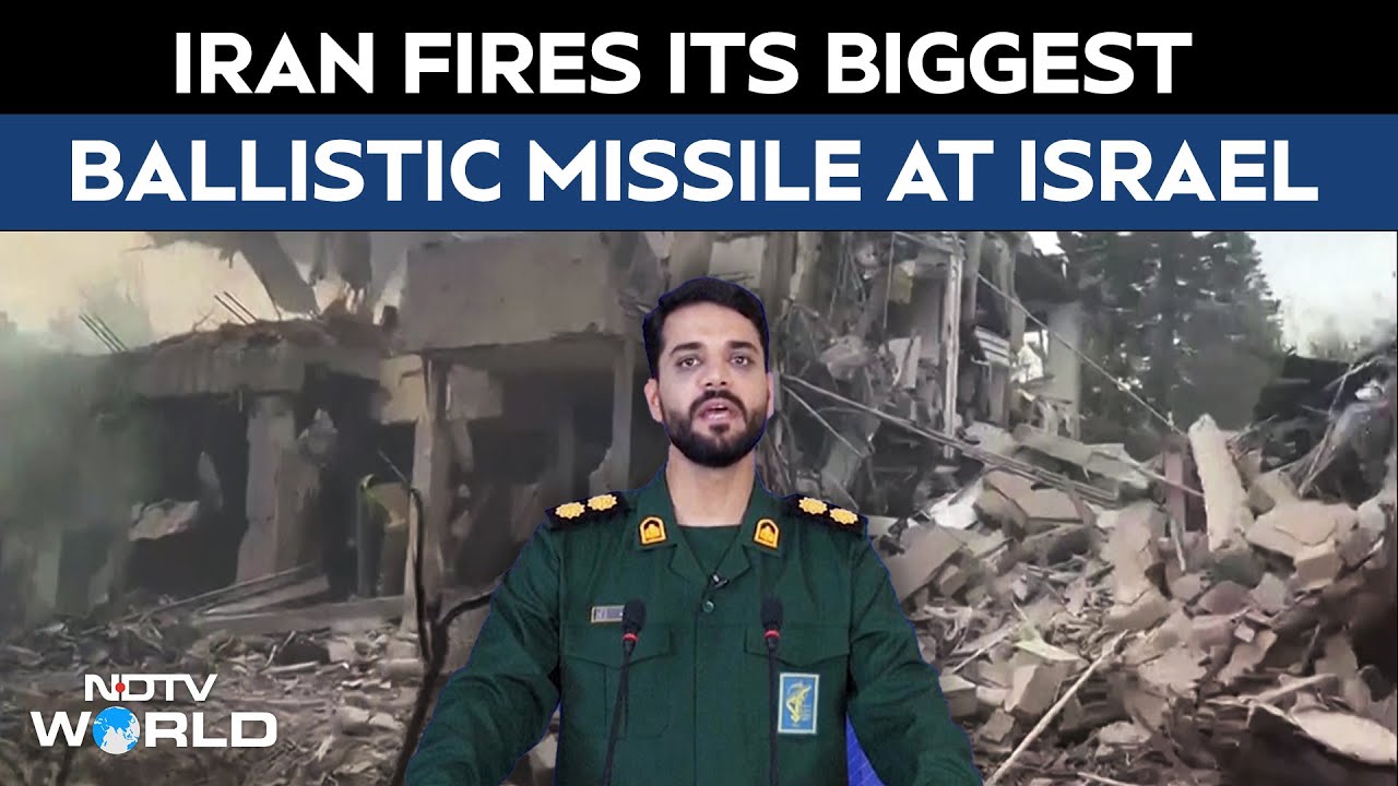 Iran Says It Fired One Of Its Biggest Ballistic Missiles At Israel After US Strikes