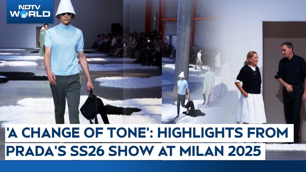 Milan Fashion Week 2025 | Prada Ss26 Menswear Show, A Change Of Tone Concept At Milan