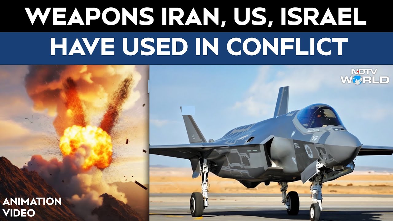 Explained With Animation: What Weapons Iran, US, Israel Have Used In Conflict