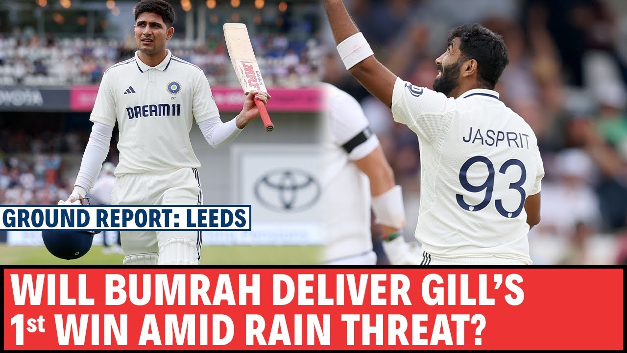 Video: India Vs England: 1st Test, Day 5 | Will Bumrah Deliver Gill’s First Win Amid Rain Threat?
