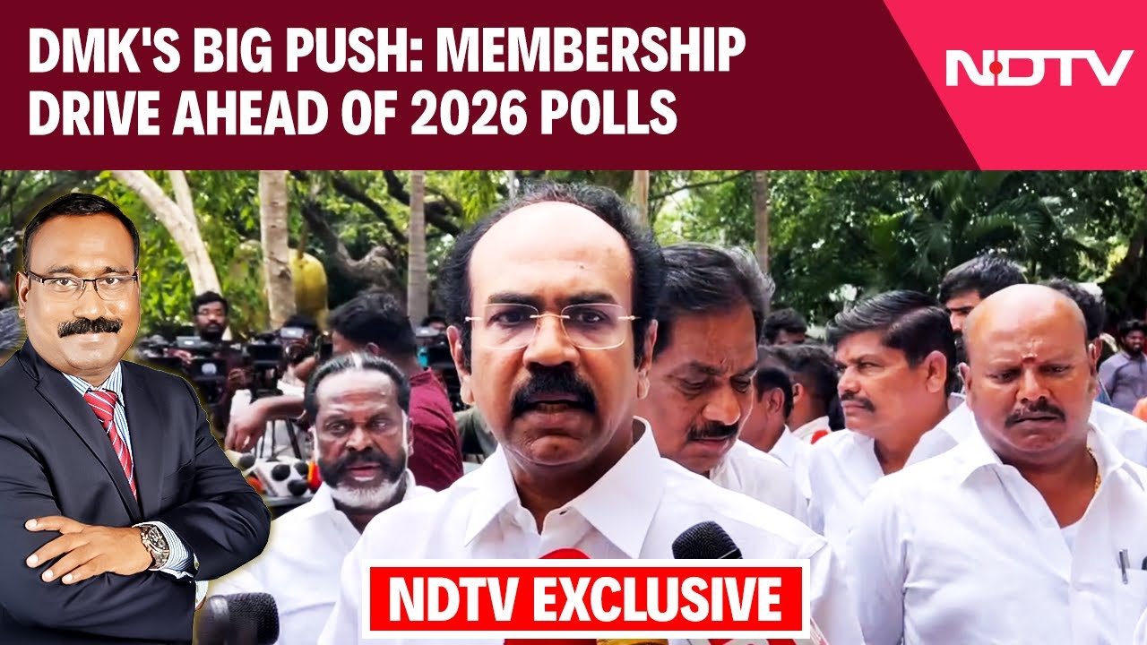 Video: DMK's Massive Membership Drive| Tamil Nadu Finance Minister Speaks To NDTV