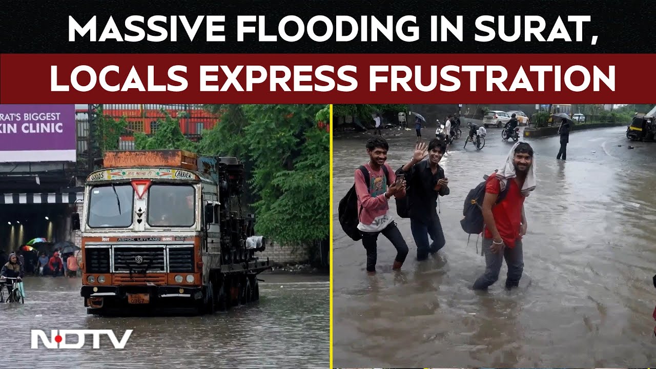 Video: Surat Floods | Evacuation Underway As Incessant Rain Lashes Surat, Residents Frustrated