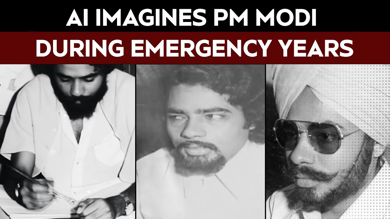 PM Modi News | AI Imagines What PM Modi Looked Like During Emergency Years