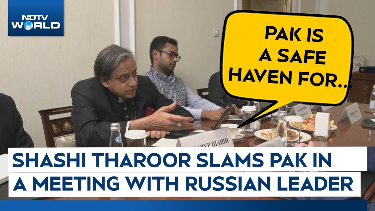 India Pakistan News | Shashi Tharoor Says Pakistan Is 'Safe Haven' For Terrorist Organisations