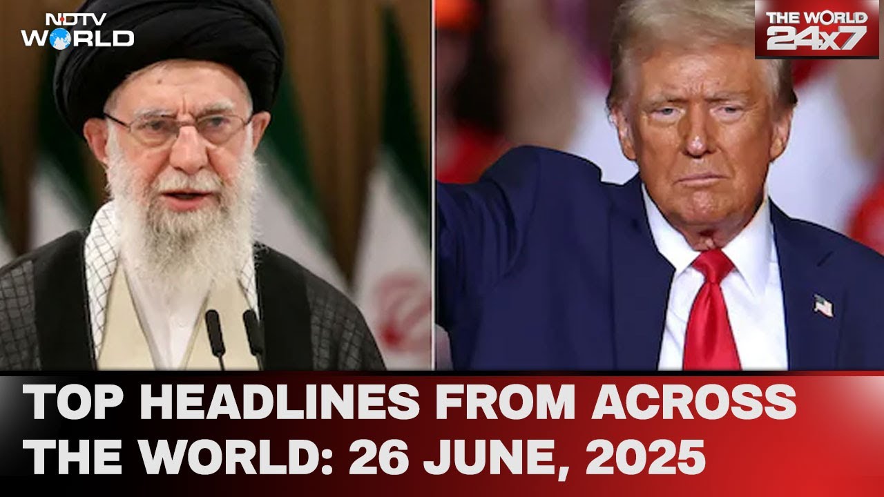 Video: Trump Says US To Hold Fresh Talks With Iran Next Week | Top Headlines: 26 June, 2025