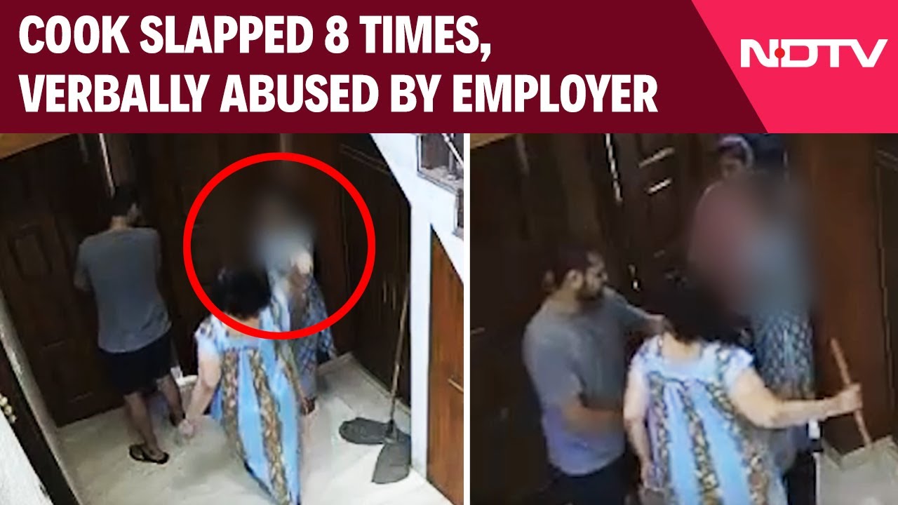 Video: Faridabad Cook Slapped 8 Times, Assaulted By Employer