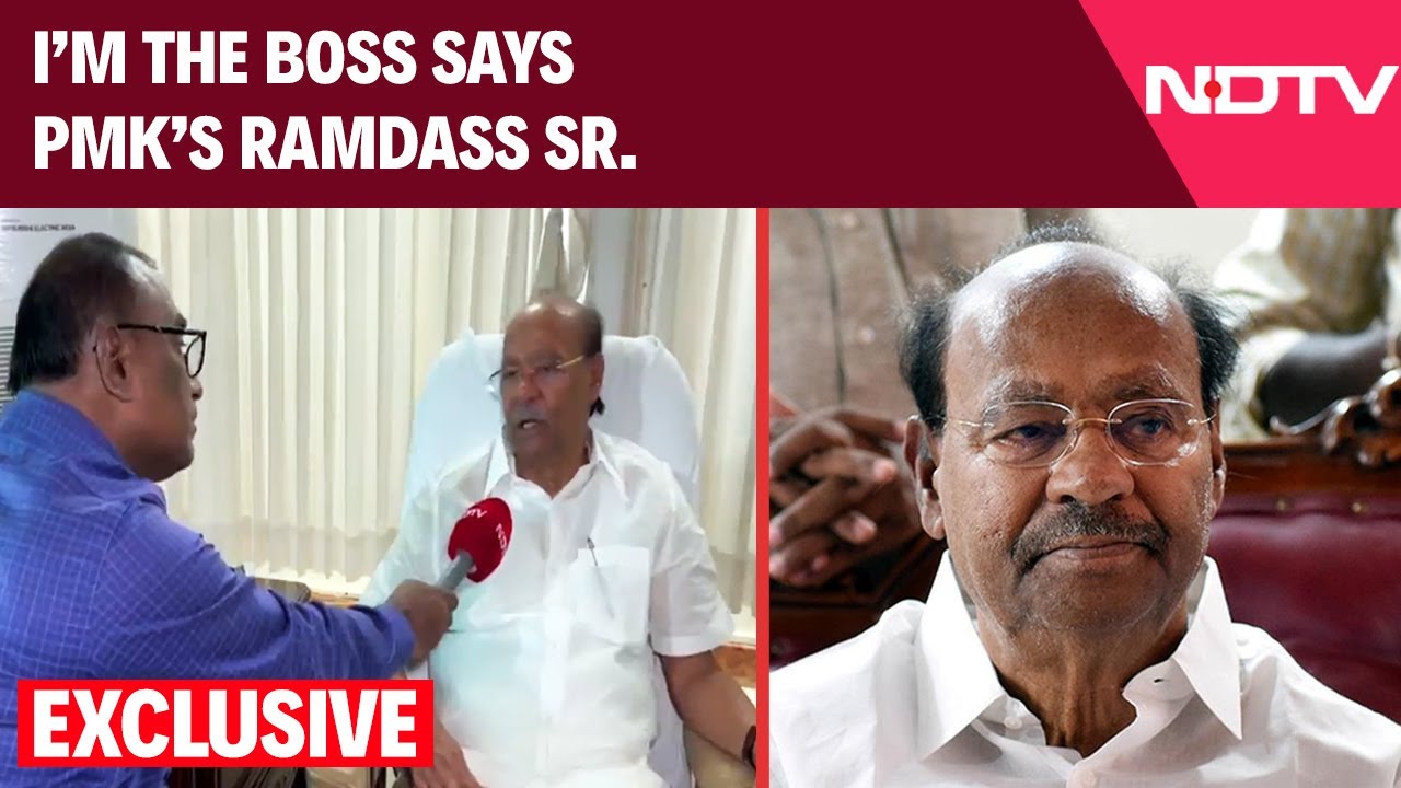 Video : I'm The Boss Says PMK’s Ramdass Sr.