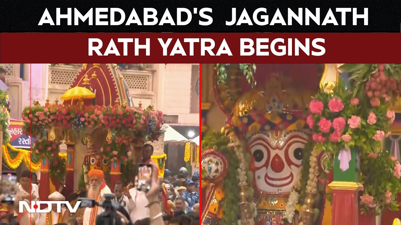 Jai Jagannath Rath Yatra | Ahmedabad's Jagannath Rath Yatra Celebrations Begin