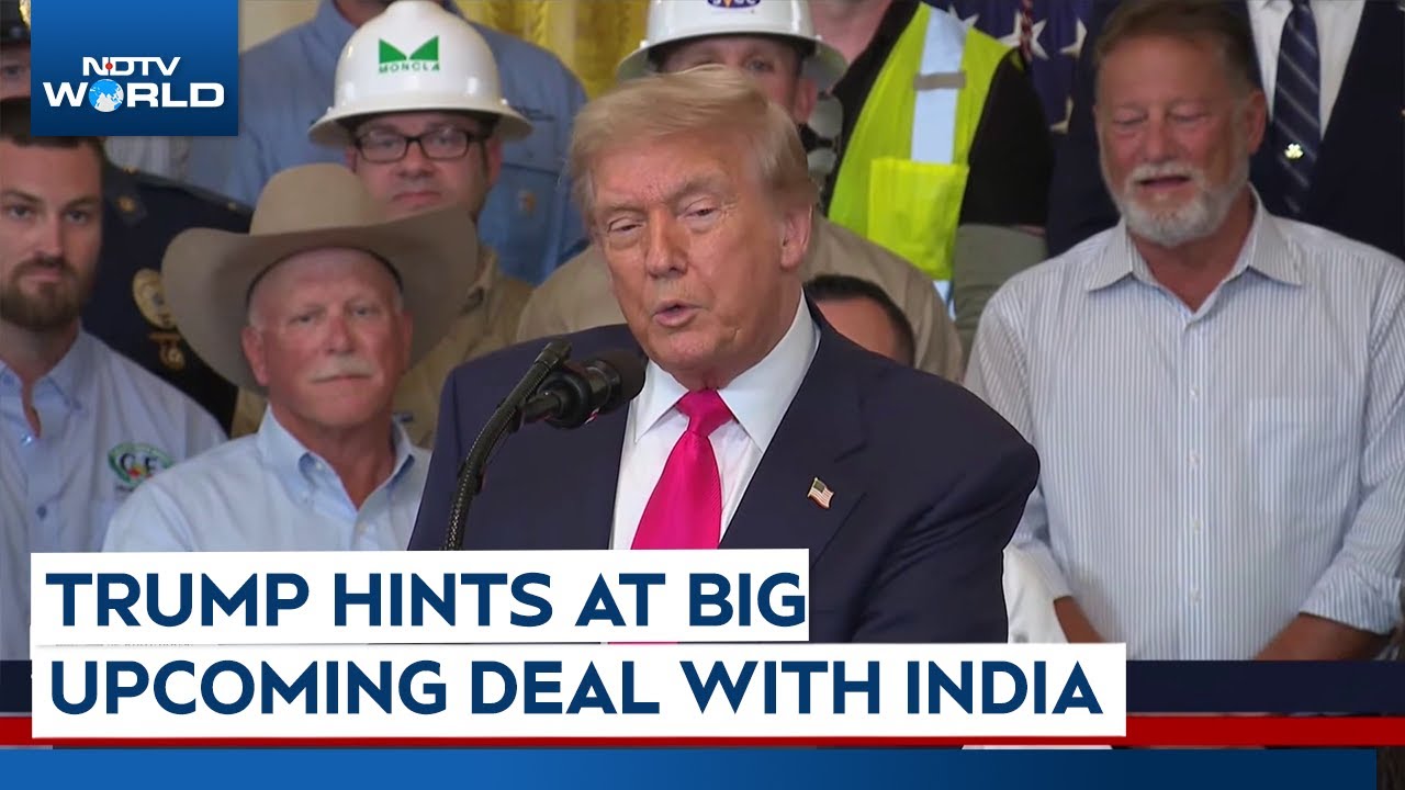 USA China Trade Deal | We Have One Big Deal With India: Trump Hints At Big Upcoming Deal With India USA China Trade Deal | We Have One Big Deal With India: Trump Hints At Big Upcoming Deal With India