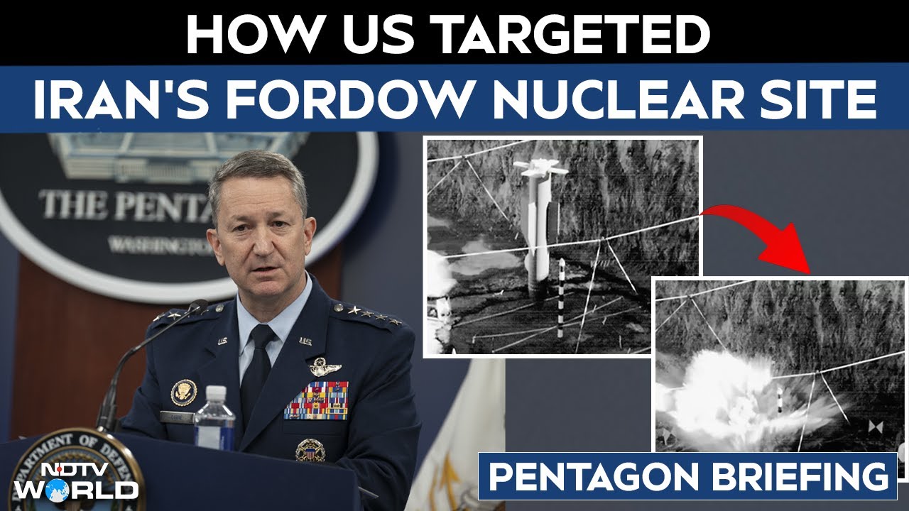 US Spent 15 Years Designing Bombs To Target Iran's Fordow Nuclear Site, Says Pentagon