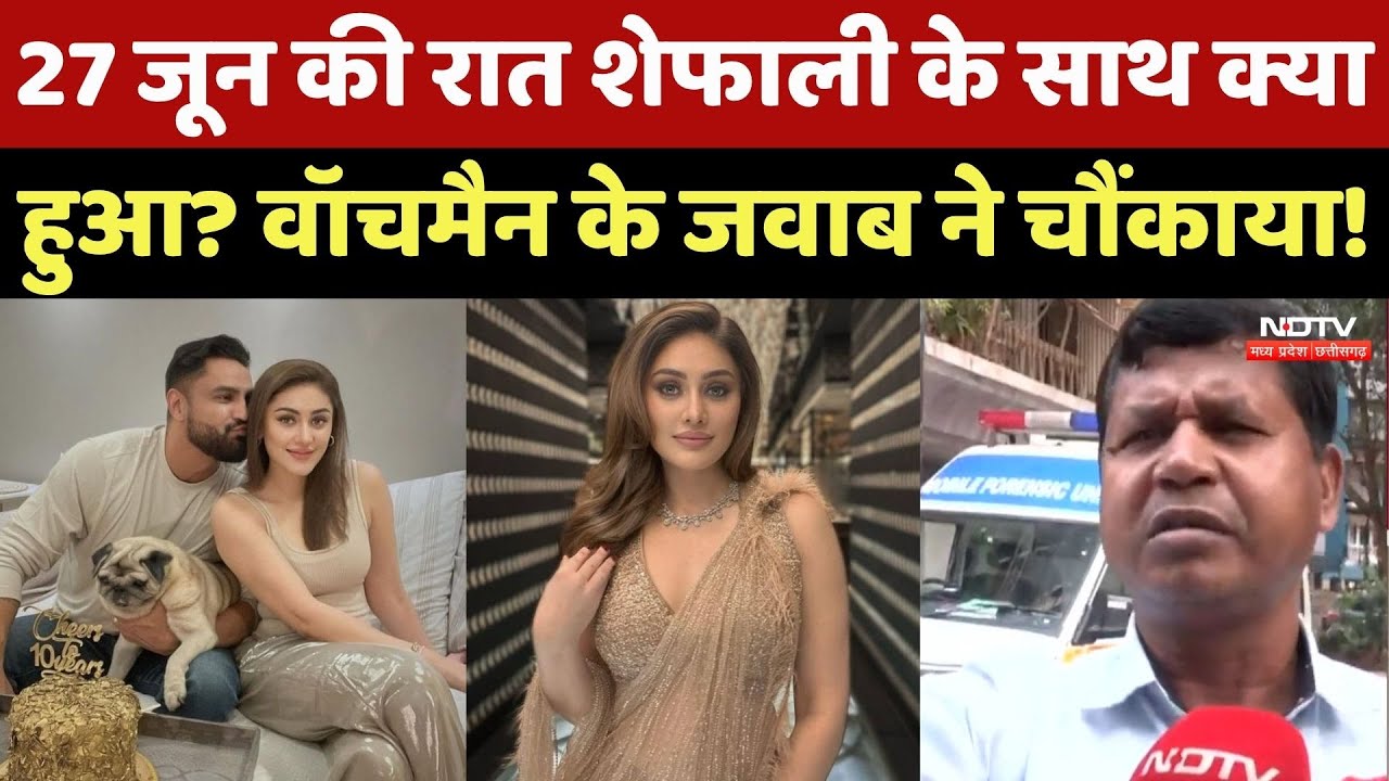 Shefali Jariwala Demise: शेफाली की मौत पर सोसायटी के वॉचमैन ने किया बड़ा खुलासा! Bollywood News Shefali Jariwala Demise: शेफाली की मौत पर सोसायटी के वॉचमैन ने किया बड़ा खुलासा! Bollywood News