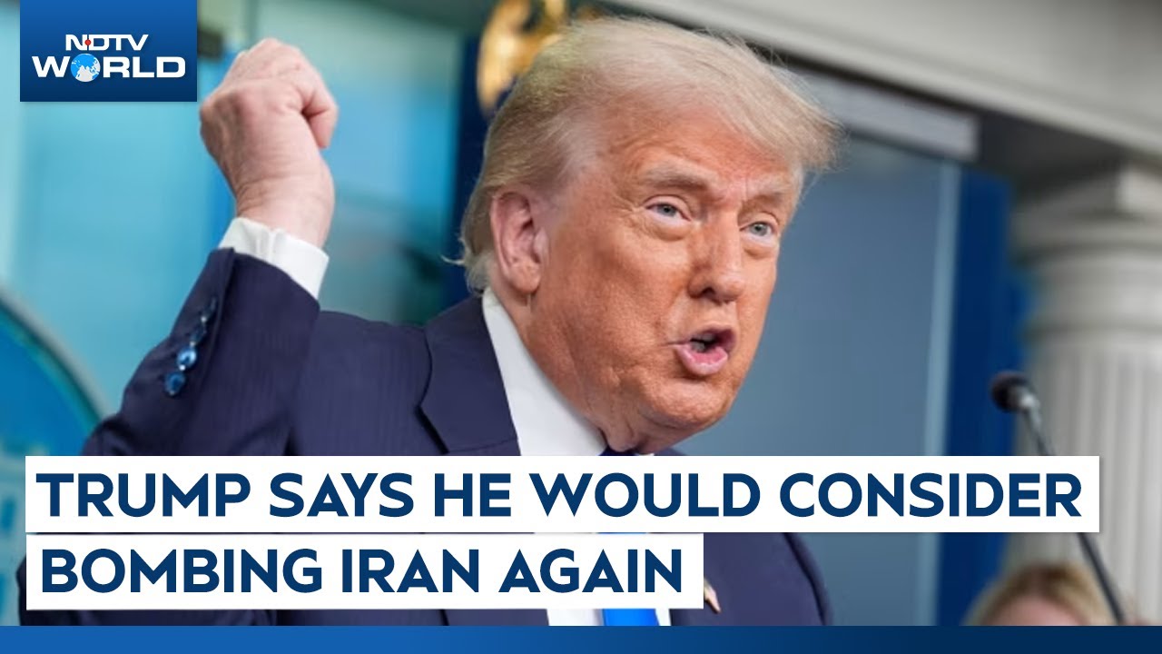 USA Vs Iran | Trump Says He Would 'Absolutely' Consider Bombing Iran Again