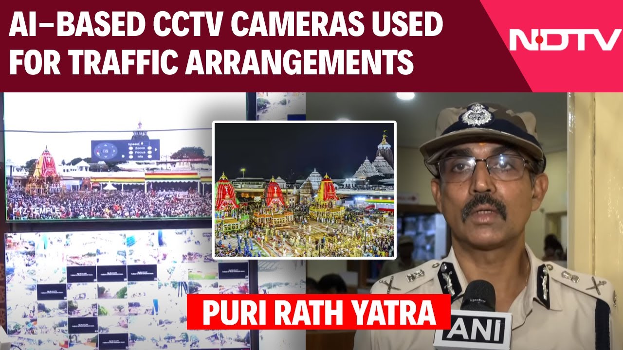 Rath Yatra 2025: AI-Based CCTV Cameras Being Used For Traffic Arrangements In Puri